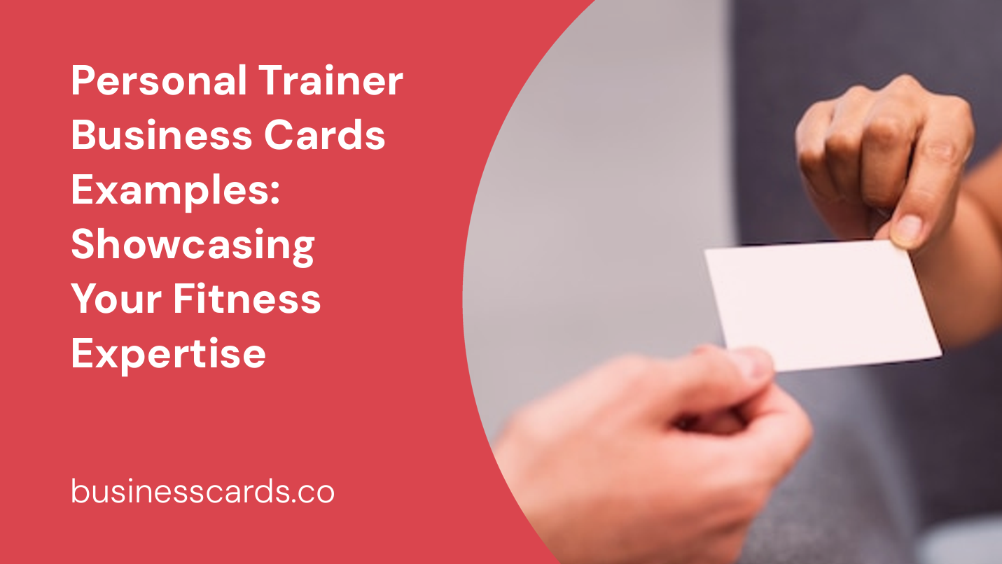 personal trainer business cards examples showcasing your fitness expertise