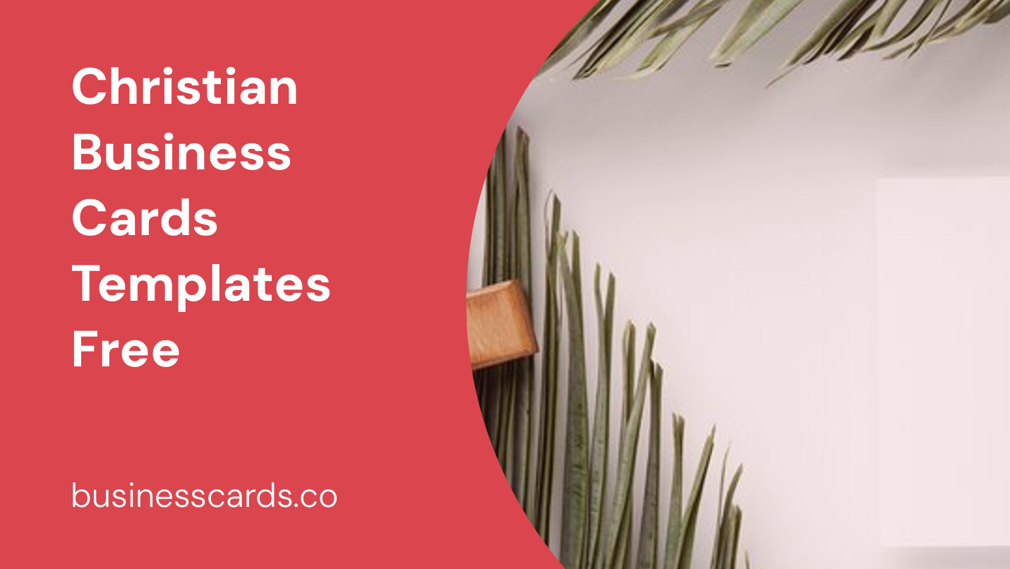 christian business cards templates free