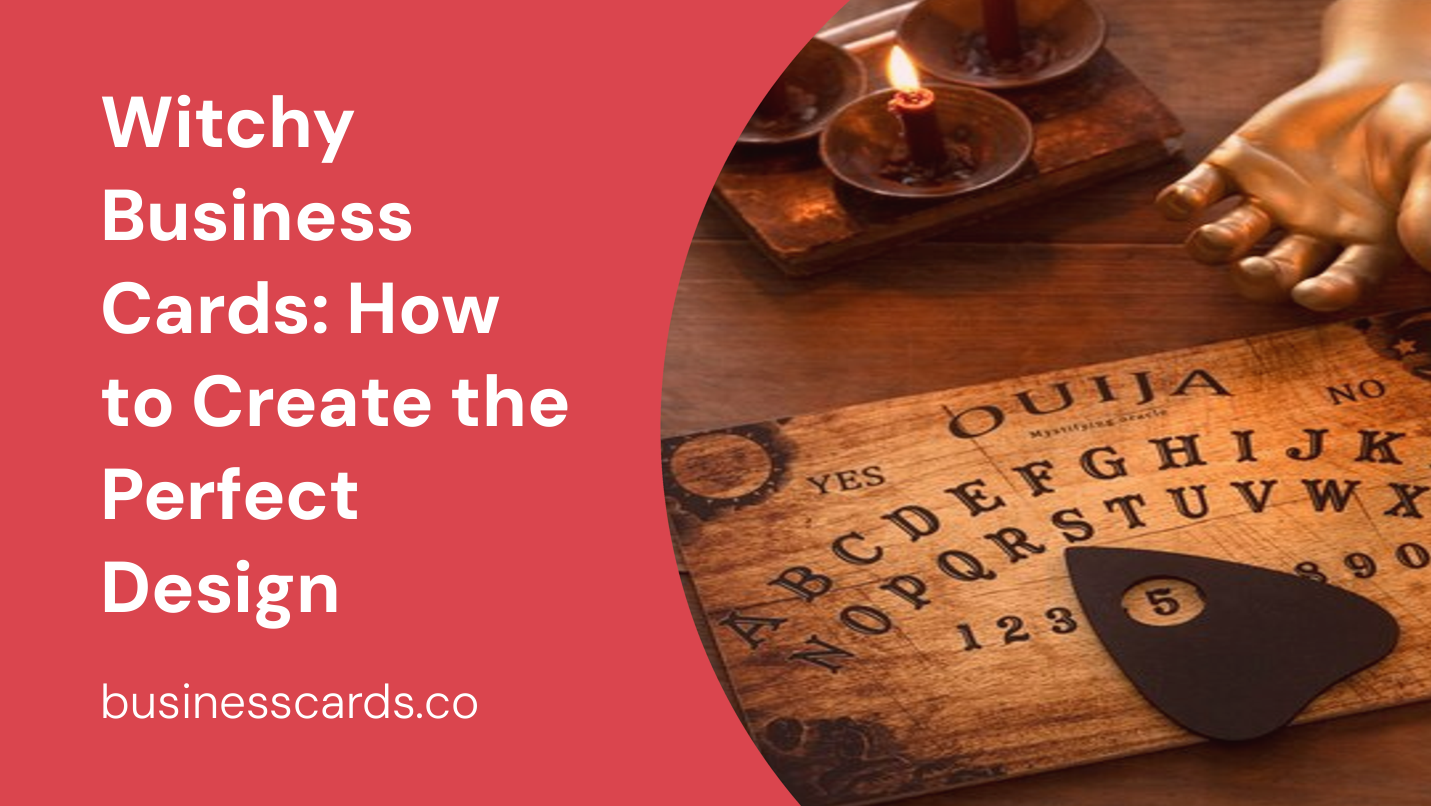 witchy business cards how to create the perfect design