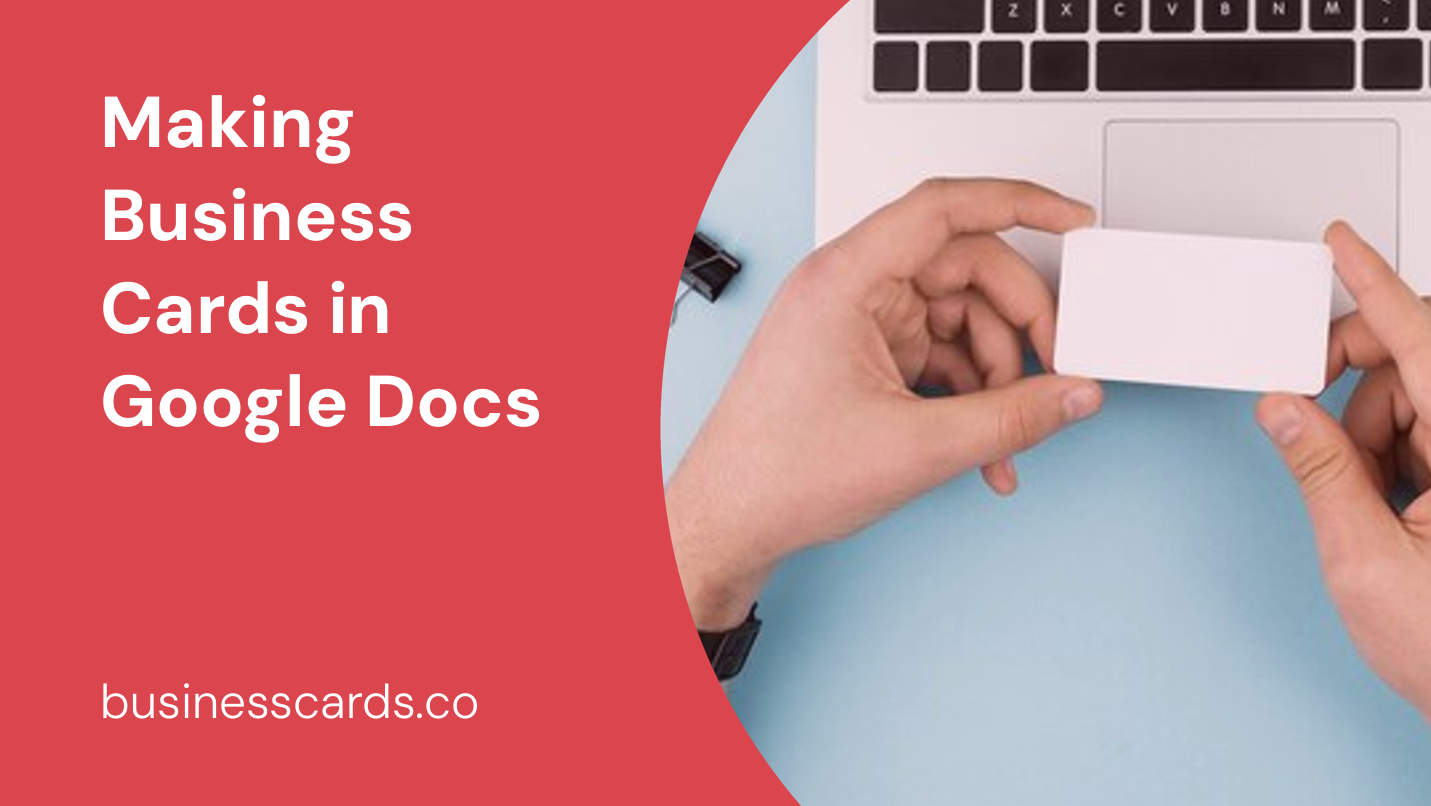 making business cards in google docs