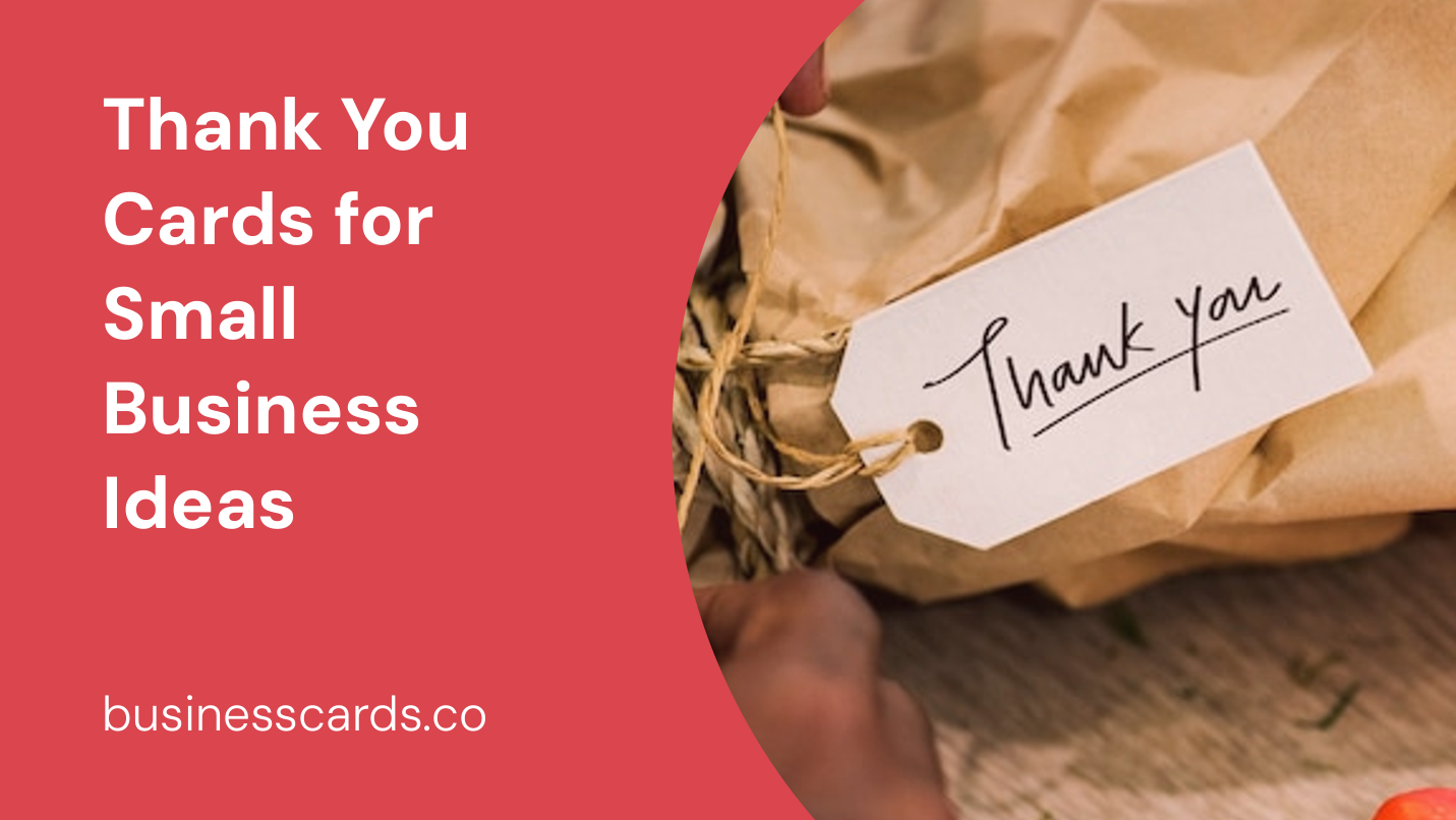 thank you cards for small business ideas