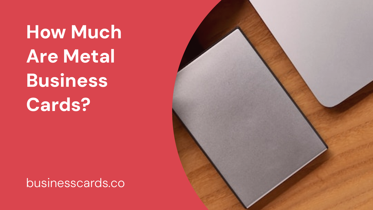 how much are metal business cards 