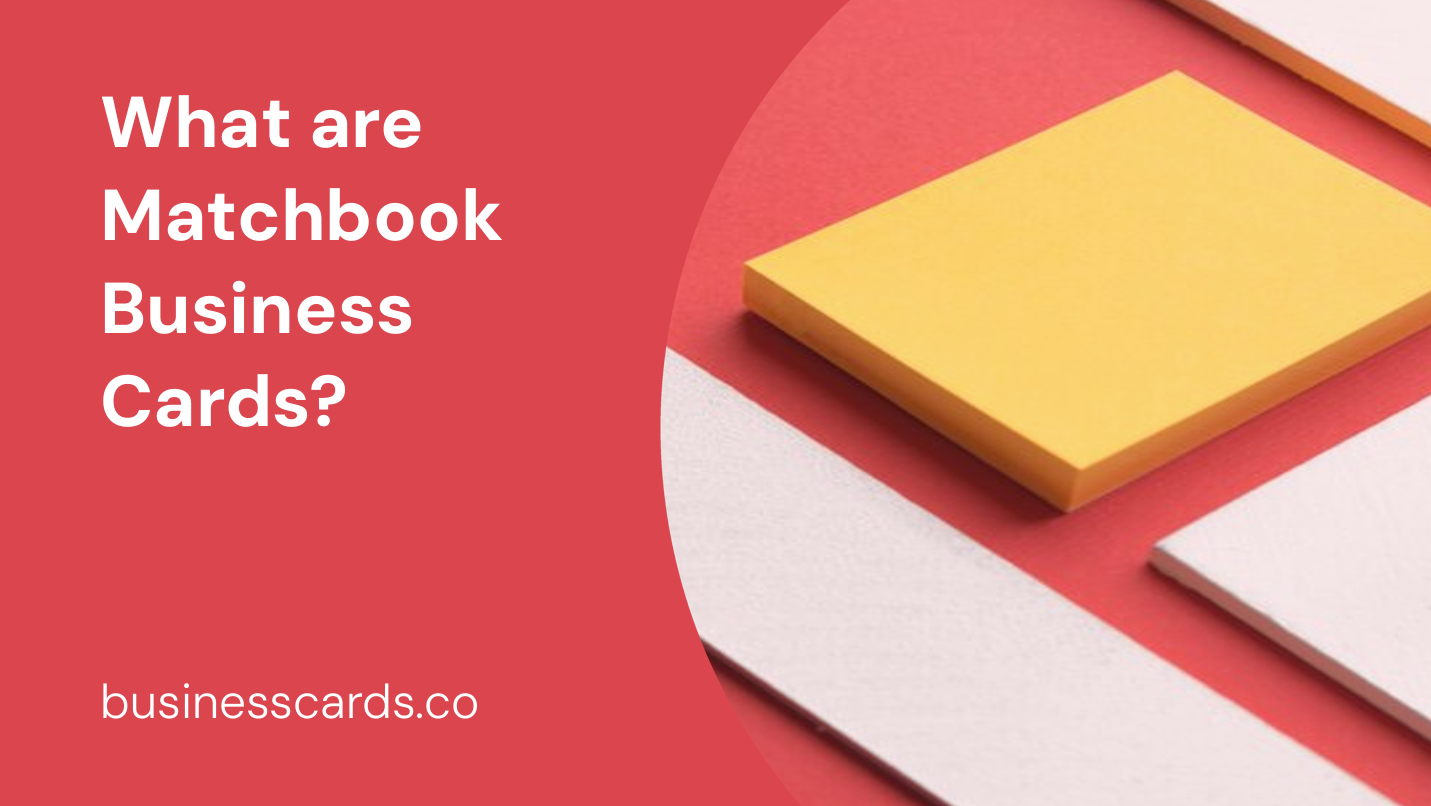 what are matchbook business cards 