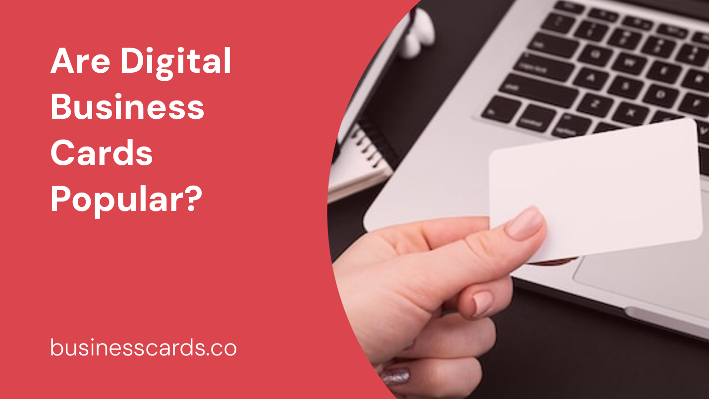 are digital business cards popular 