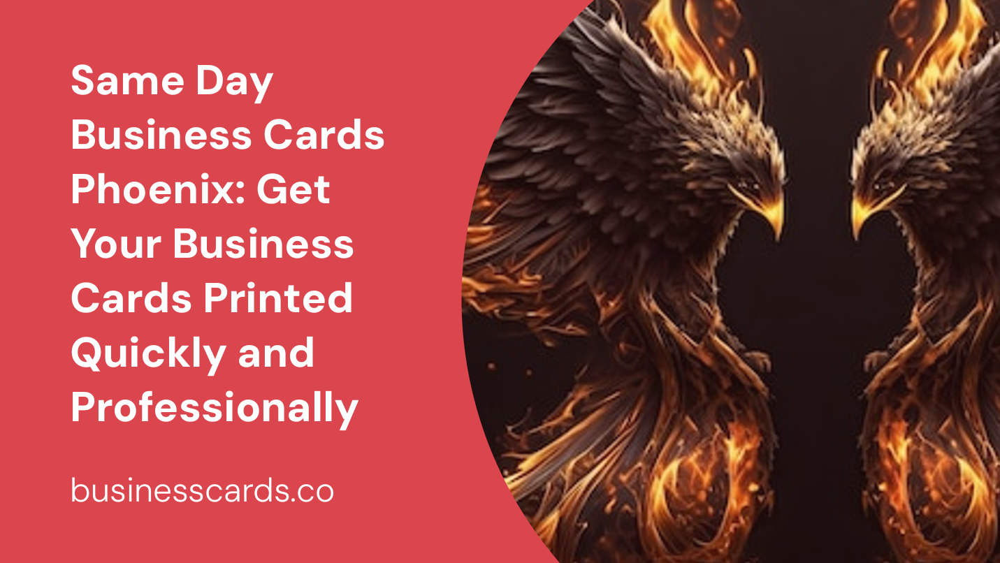 same day business cards phoenix get your business cards printed quickly and professionally