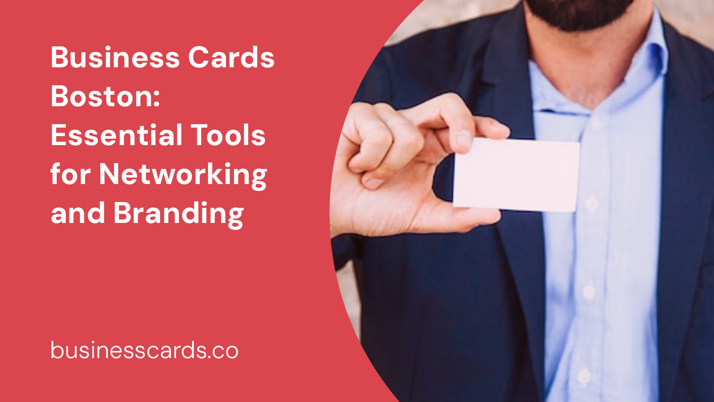 business cards boston essential tools for networking and branding