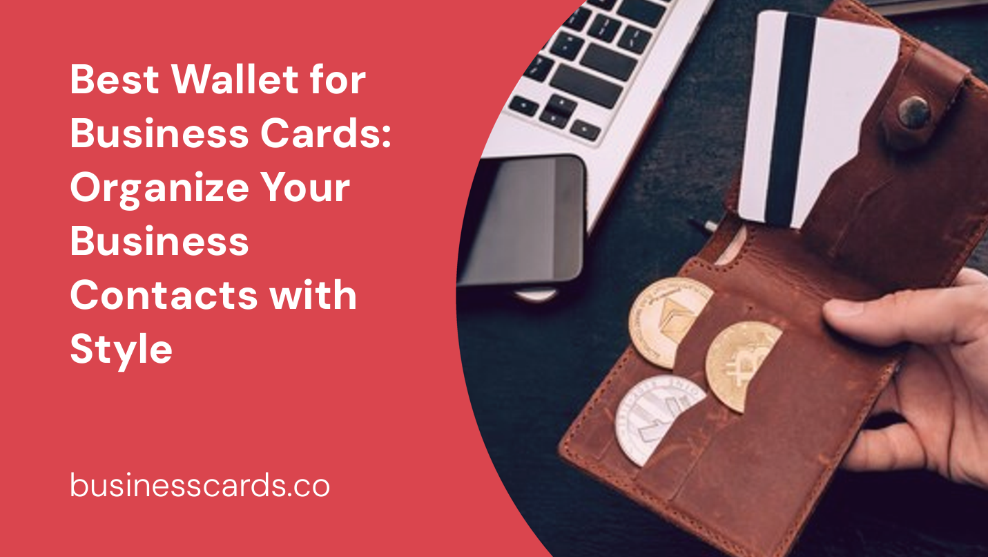 best wallet for business cards organize your business contacts with style