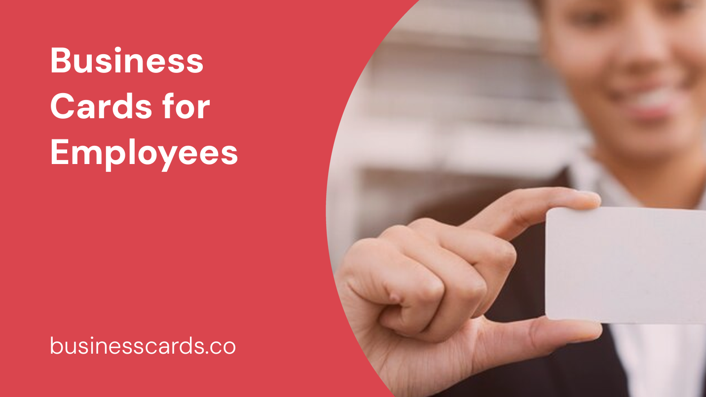 business cards for employees