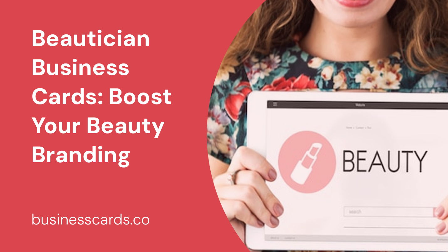 beautician business cards boost your beauty branding