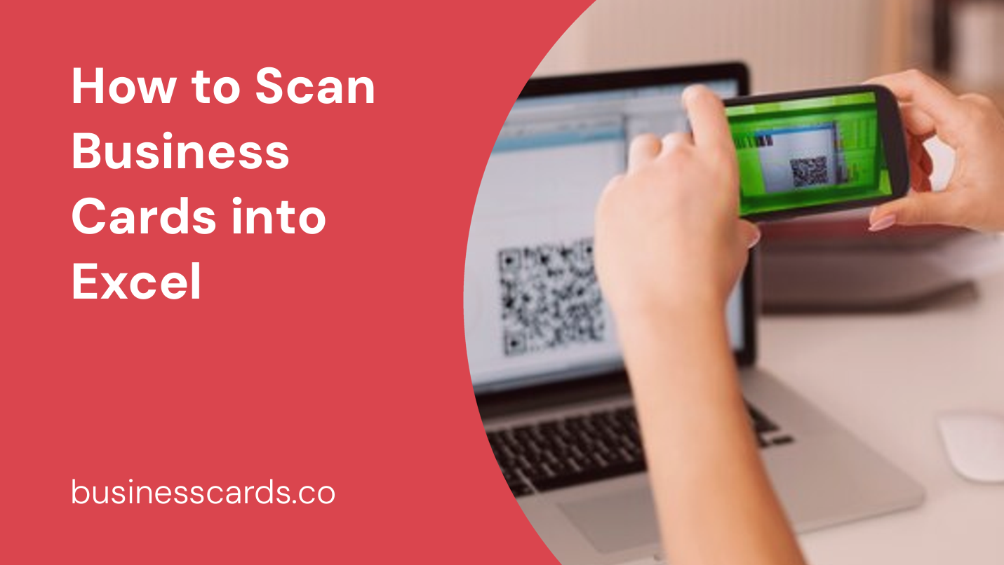 how to scan business cards into excel