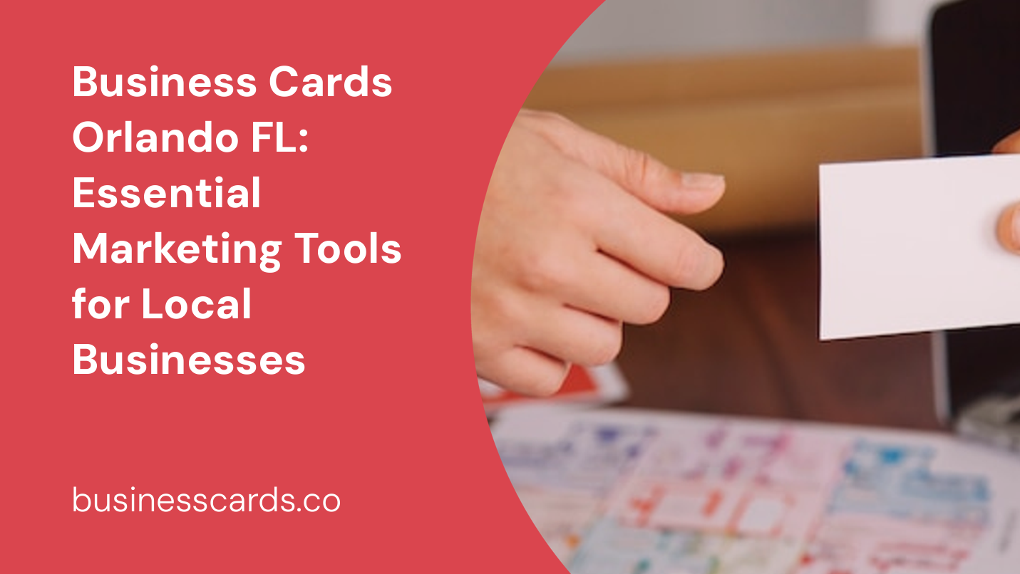 business cards orlando fl essential marketing tools for local businesses