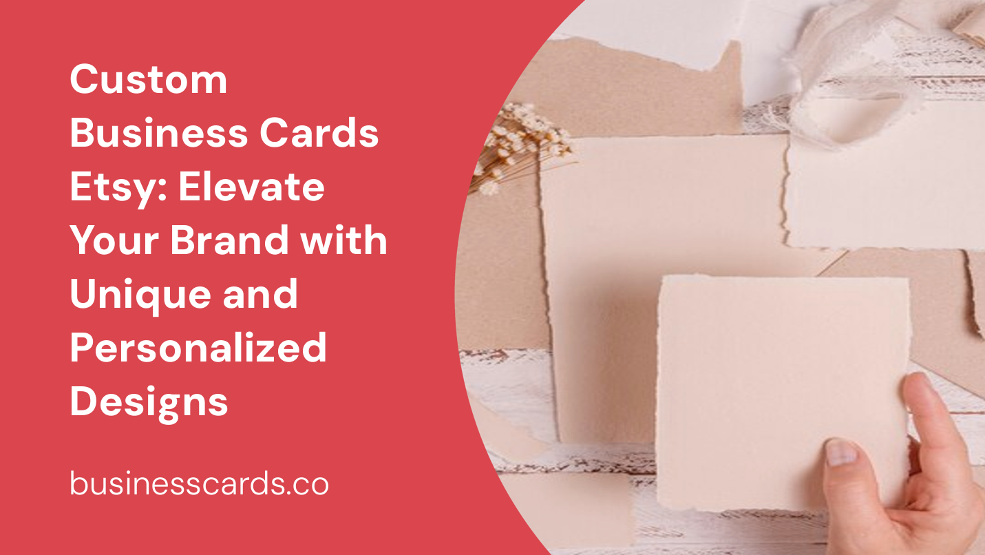 custom business cards etsy elevate your brand with unique and personalized designs