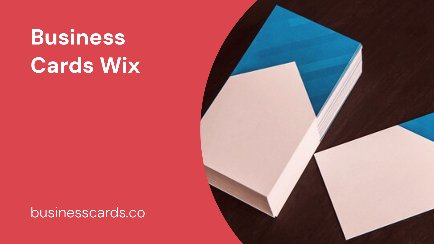 business cards wix