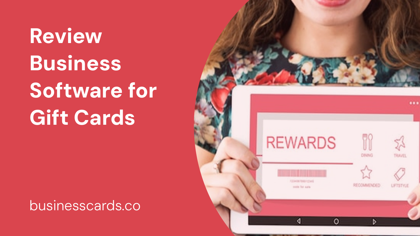review business software for gift cards