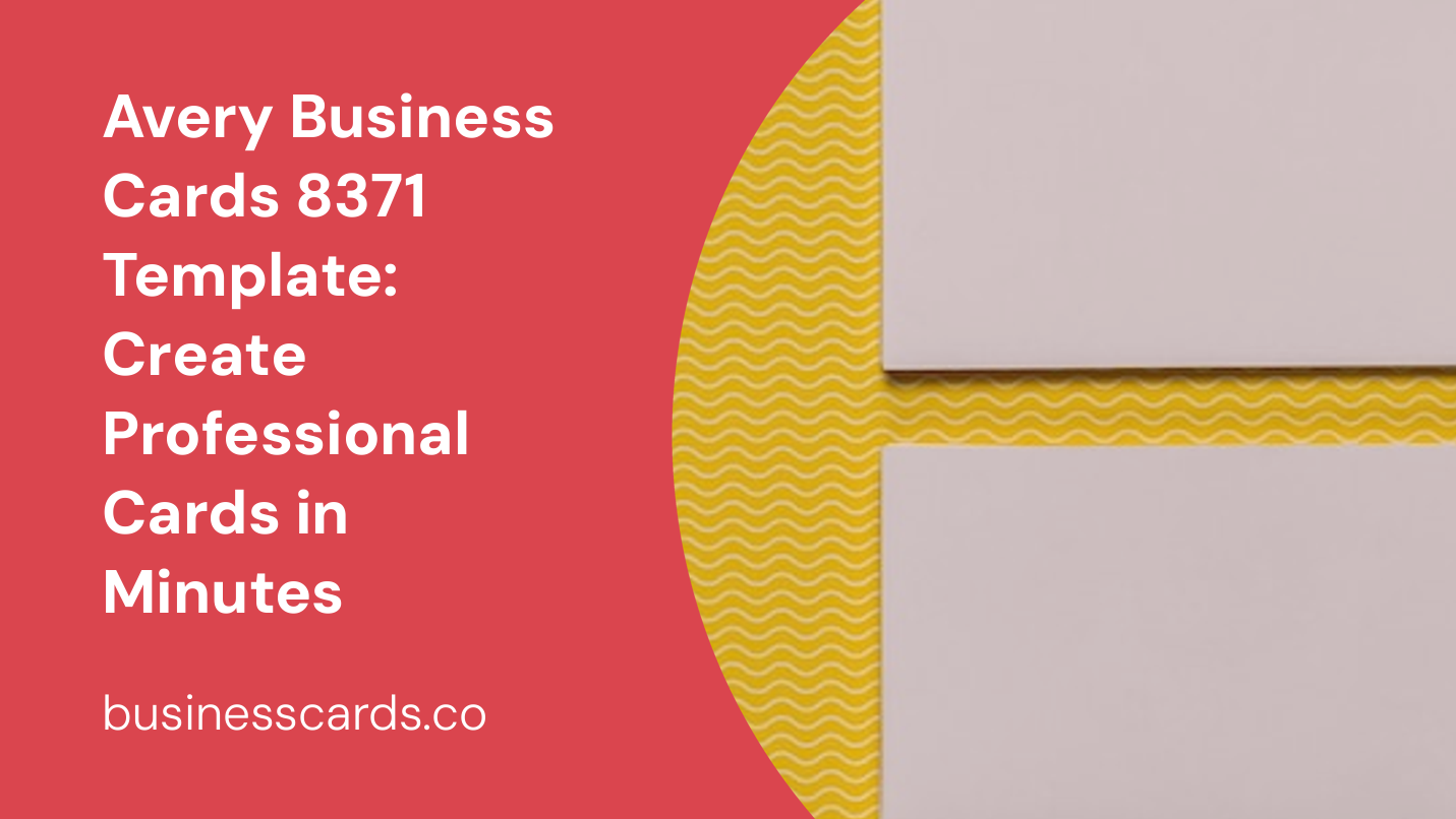 avery business cards 8371 template create professional cards in minutes