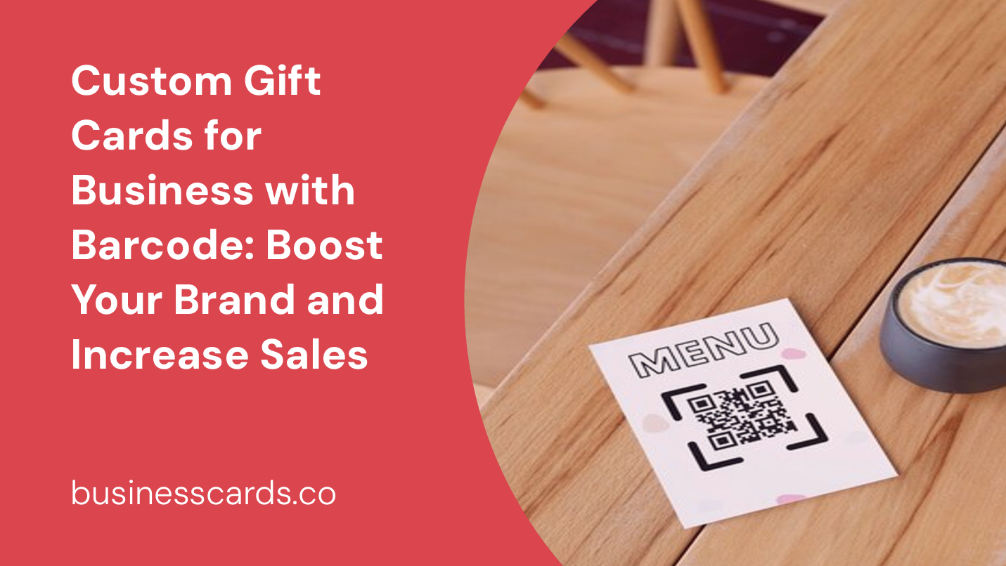 custom gift cards for business with barcode boost your brand and increase sales