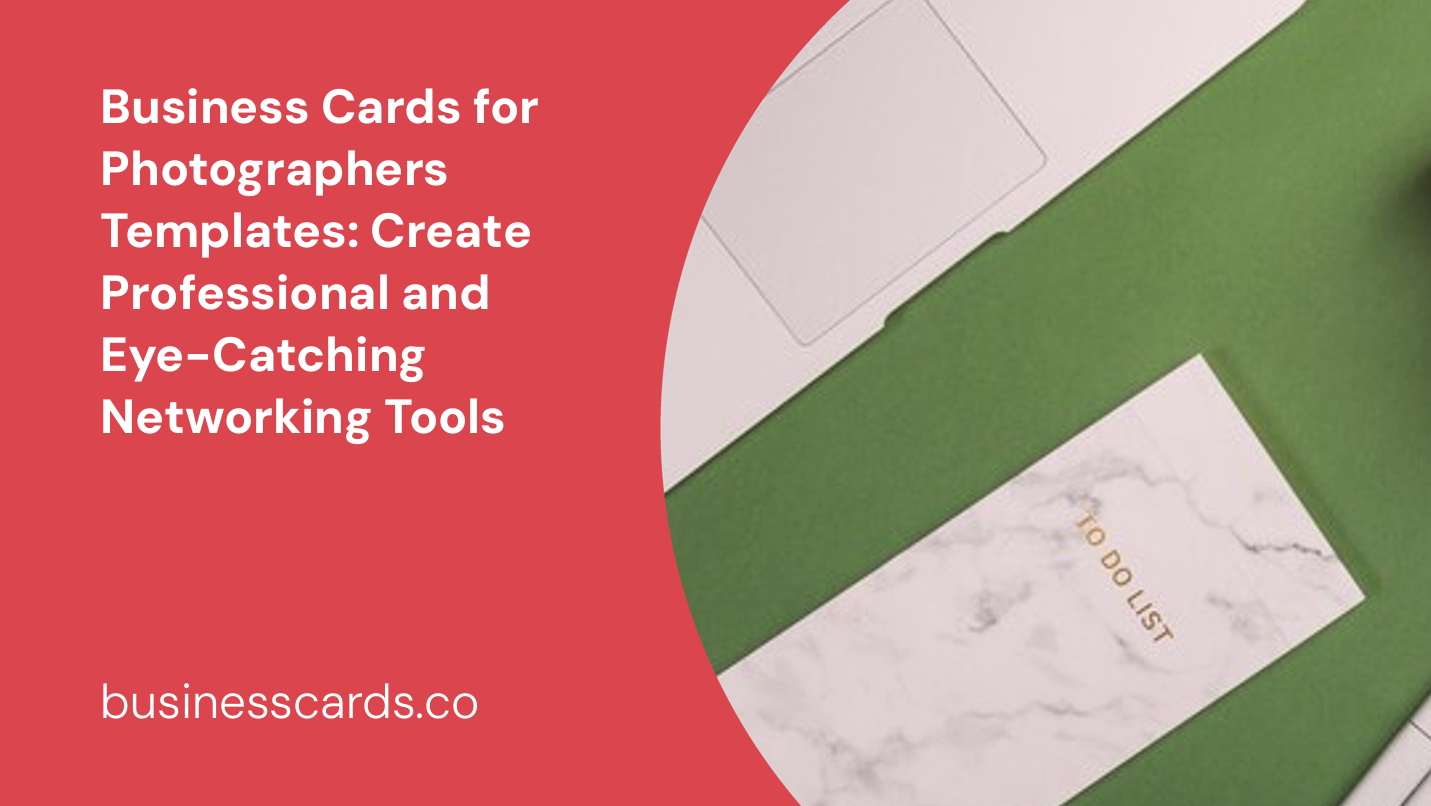 business cards for photographers templates create professional and eye-catching networking tools