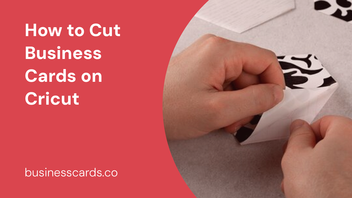 how to cut business cards on cricut