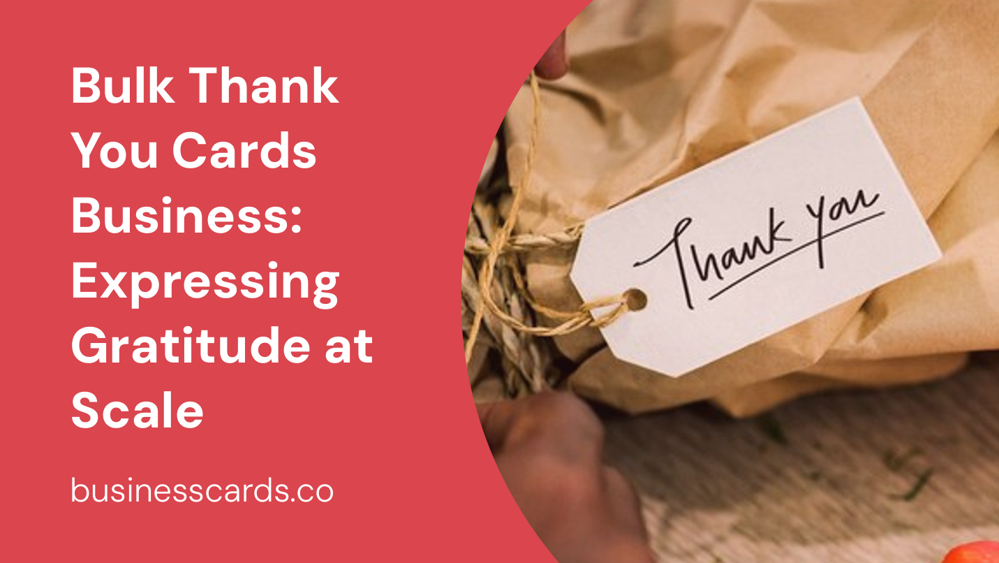 bulk thank you cards business expressing gratitude at scale