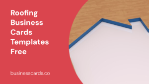 roofing business cards templates free