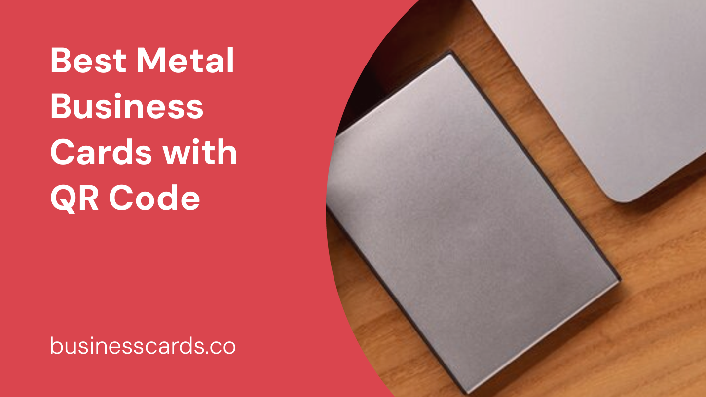 best metal business cards with qr code