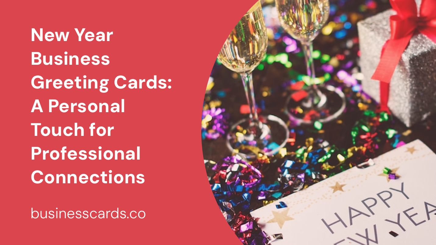 new year business greeting cards a personal touch for professional connections