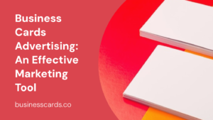 business cards advertising an effective marketing tool