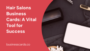 hair salons business cards a vital tool for success
