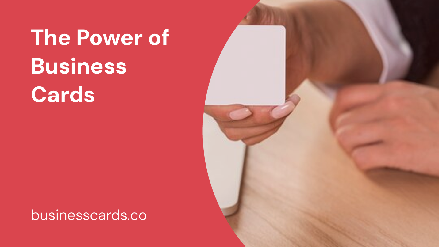 the power of business cards