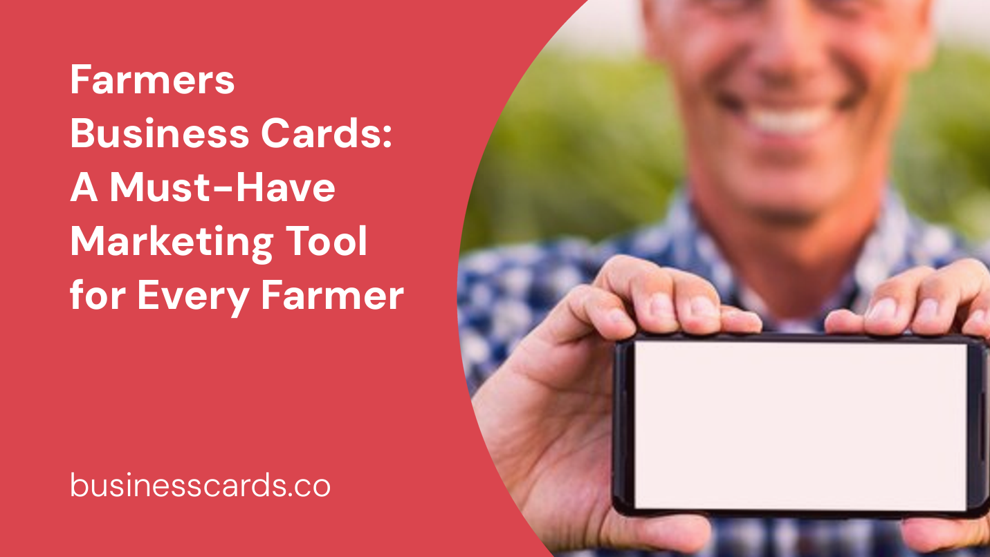 farmers business cards a must-have marketing tool for every farmer