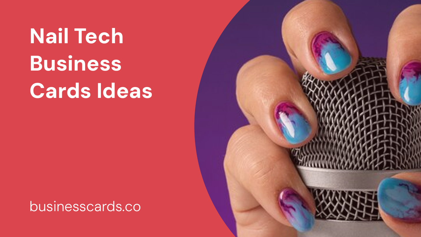 nail tech business cards ideas