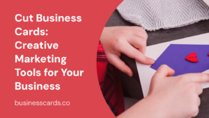 cut business cards creative marketing tools for your business