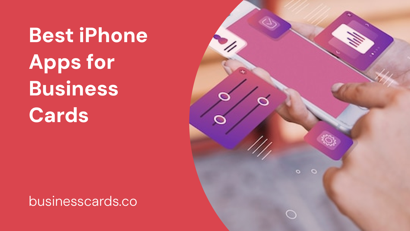 best iphone apps for business cards