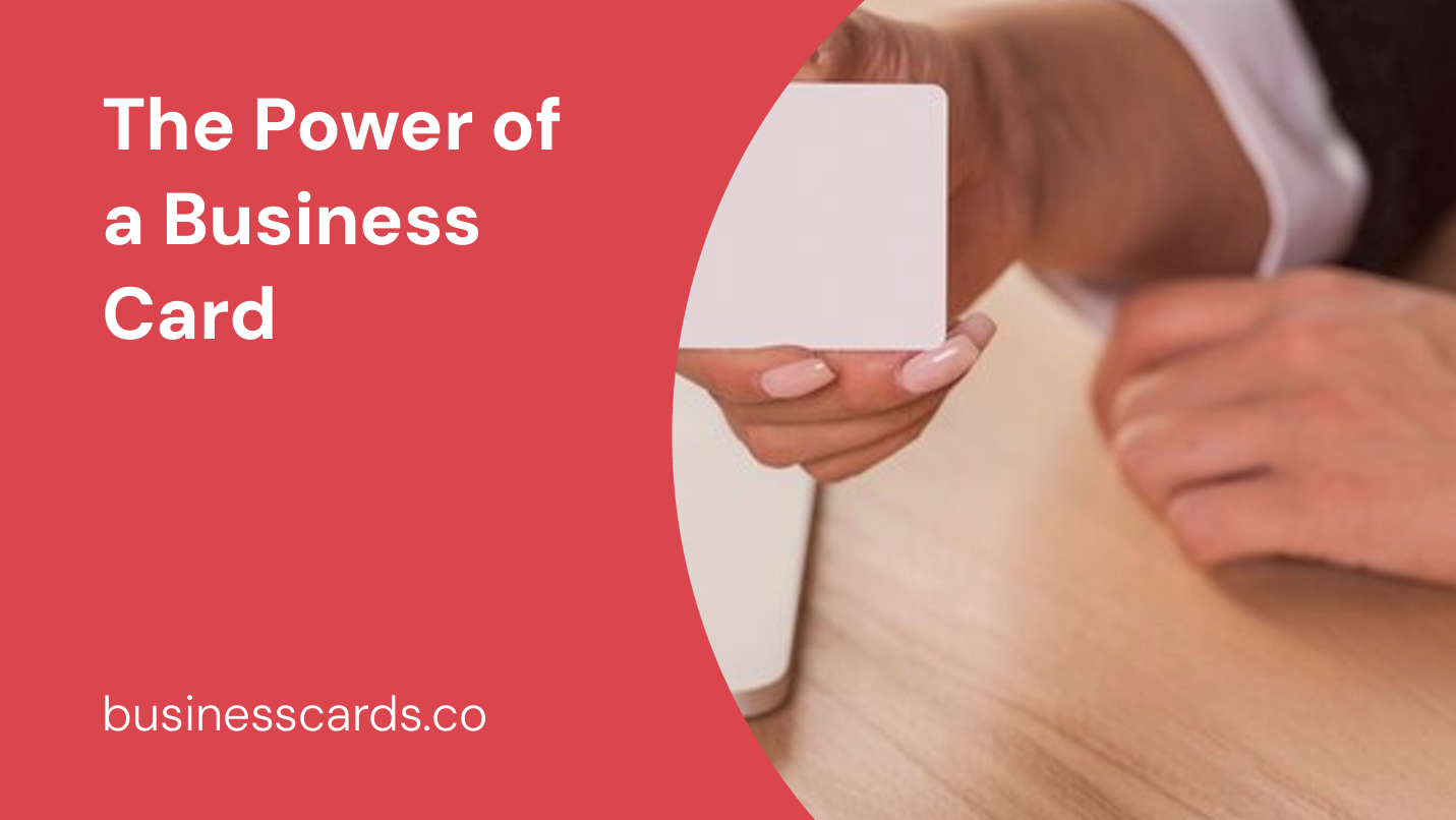 the power of a business card