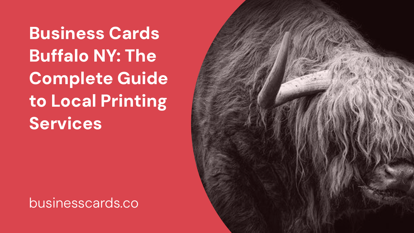 business cards buffalo ny the complete guide to local printing services