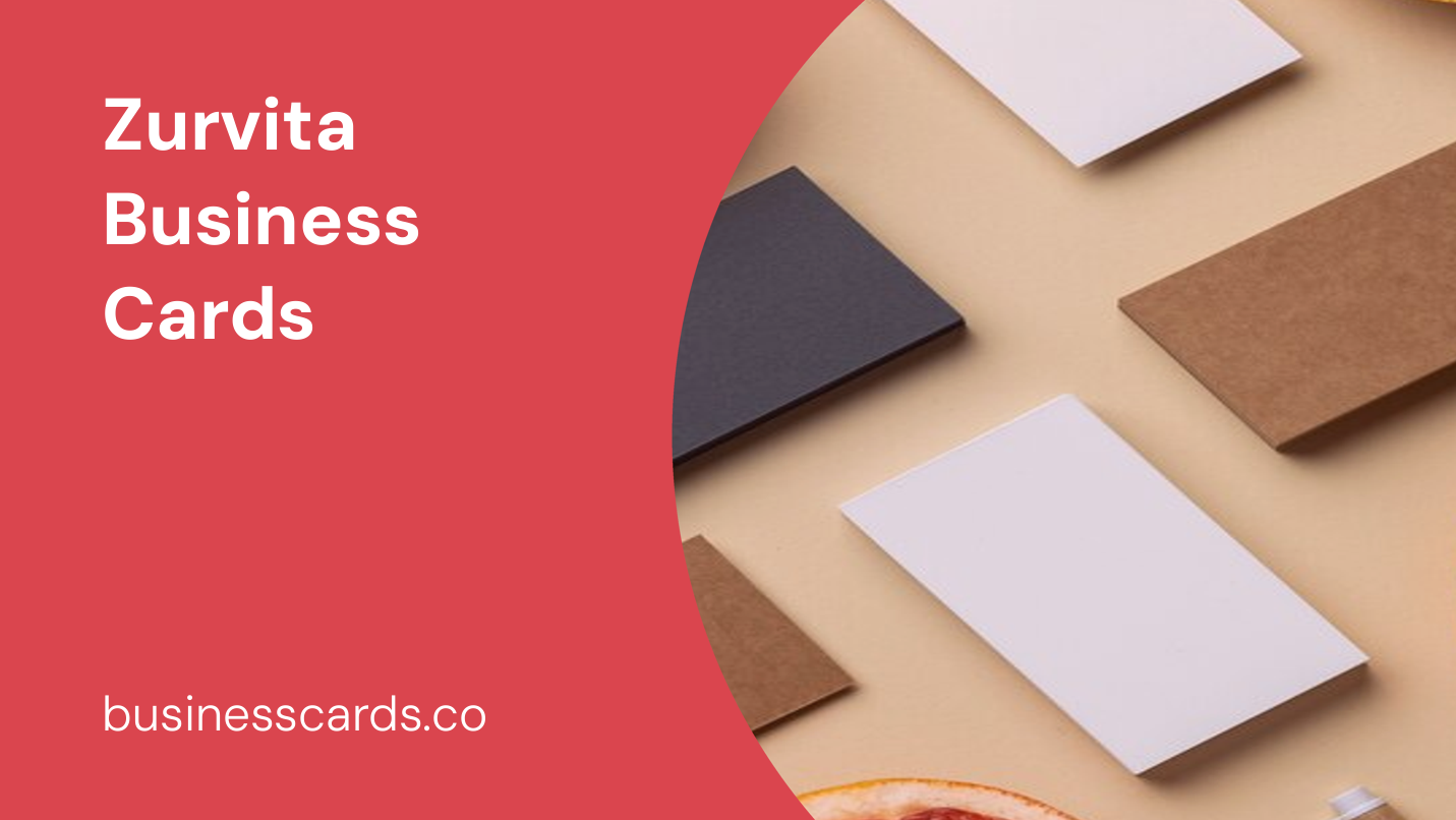 zurvita business cards