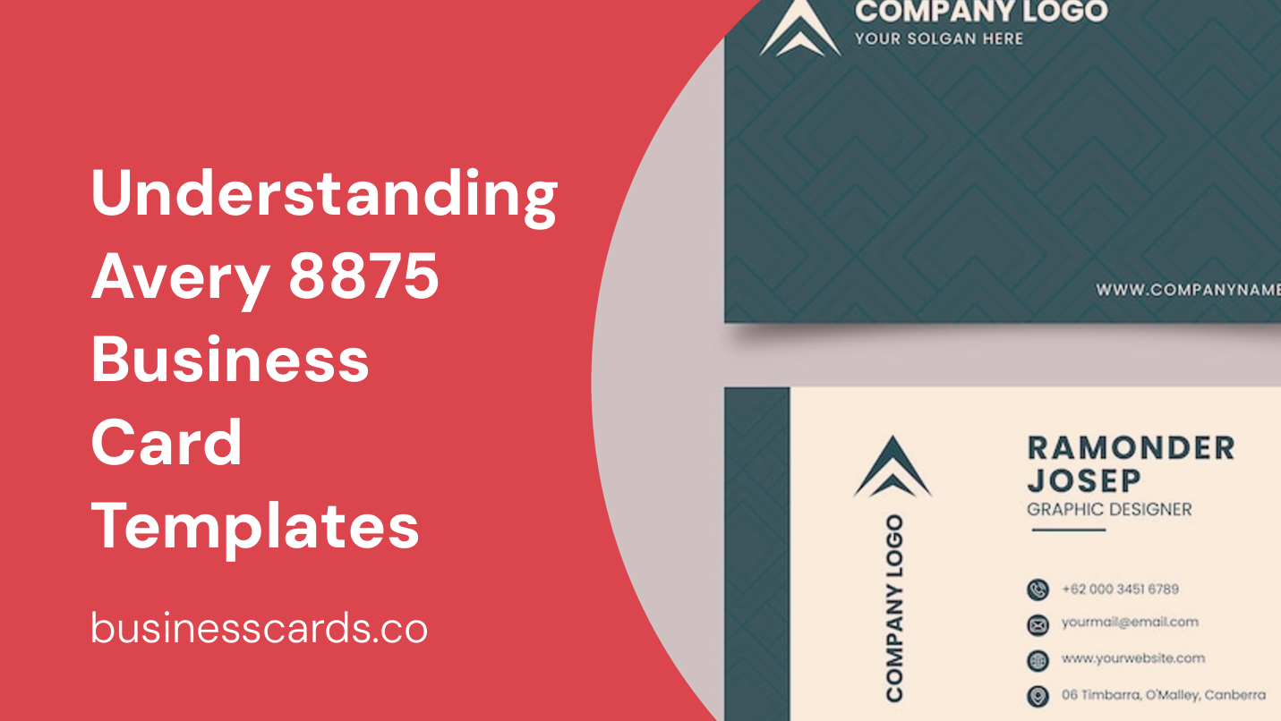 Understanding Avery 8875 Business Card Templates - BusinessCards