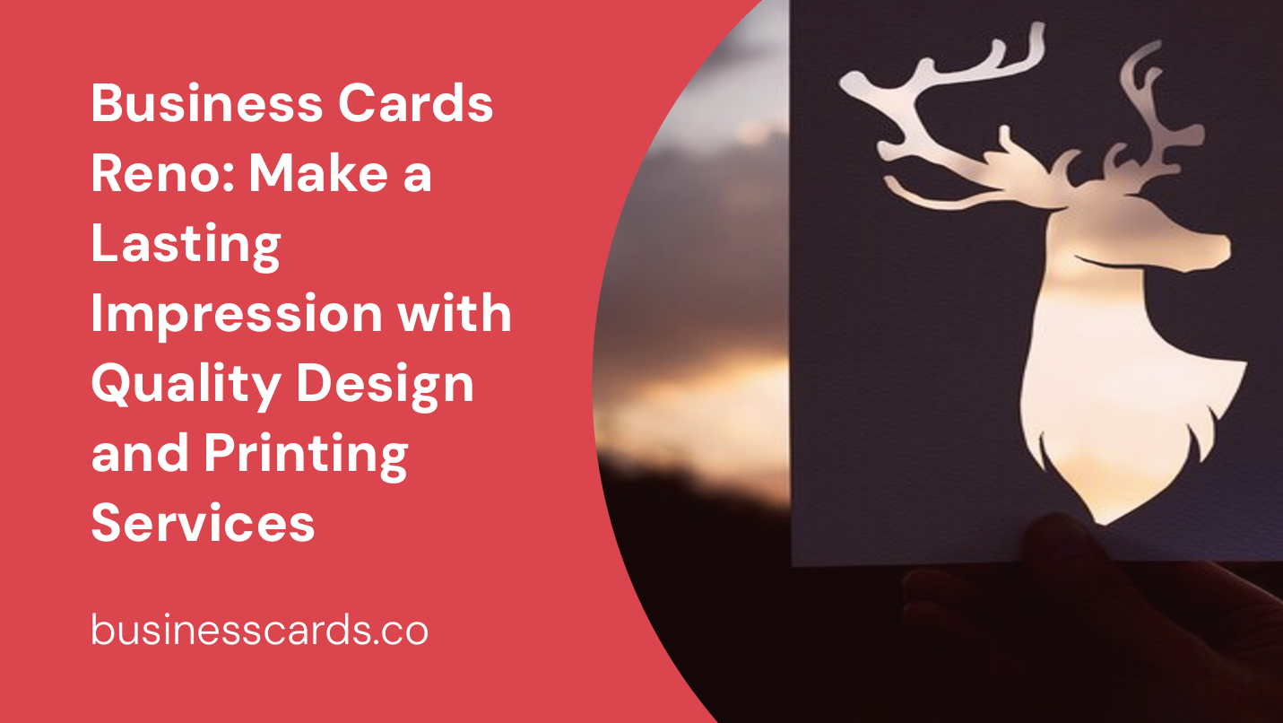 business cards reno make a lasting impression with quality design and printing services