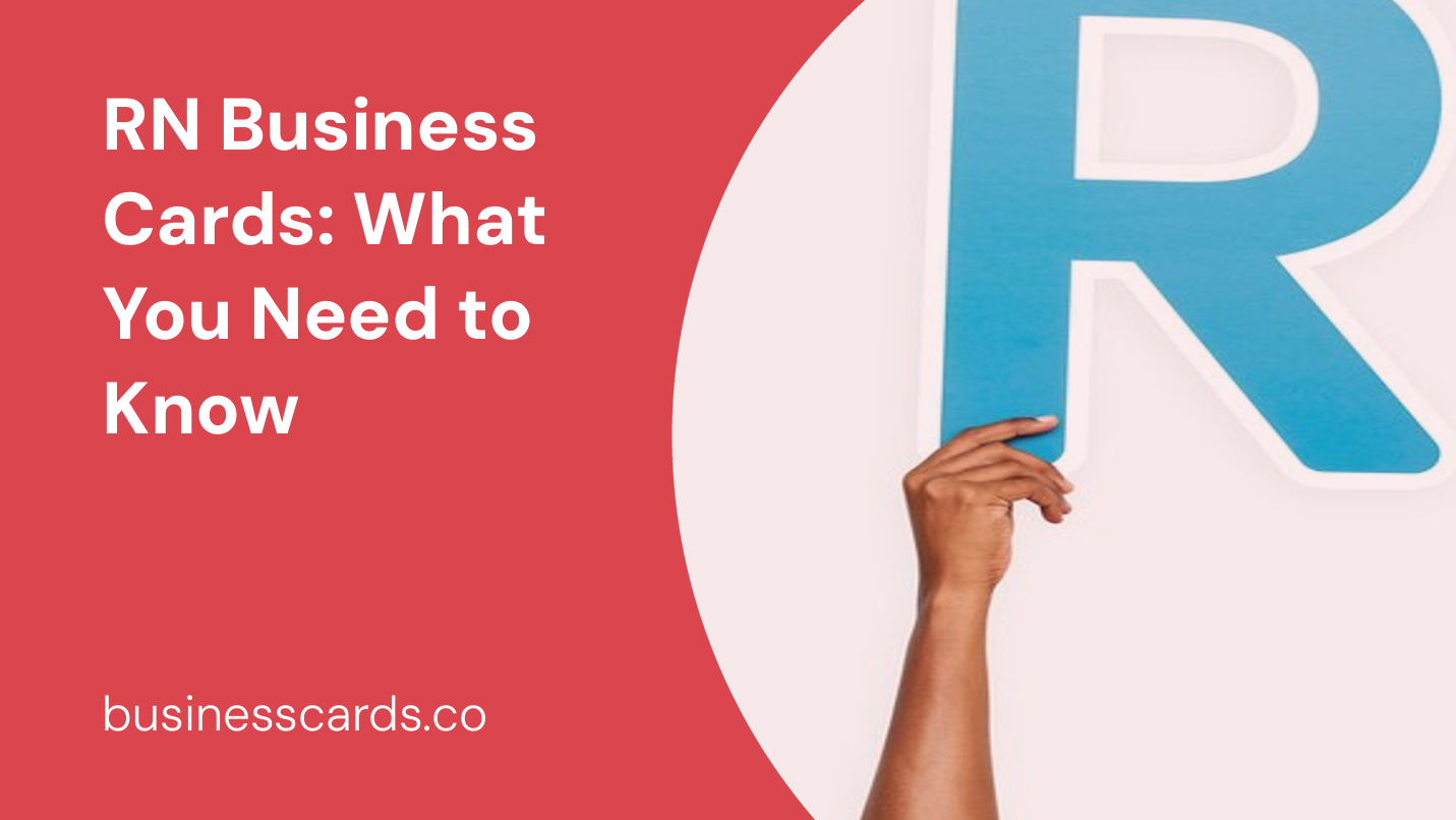 rn business cards what you need to know