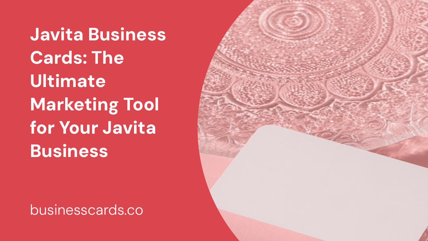 javita business cards the ultimate marketing tool for your javita business