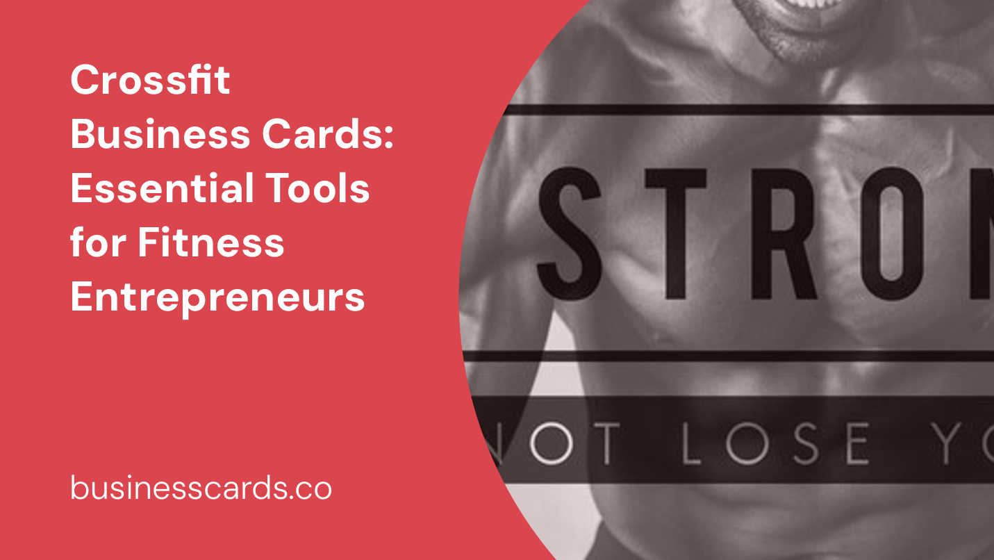 crossfit business cards essential tools for fitness entrepreneurs