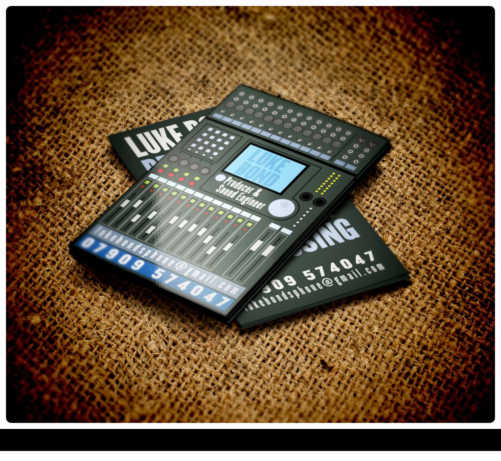 audio engineer business cards 3