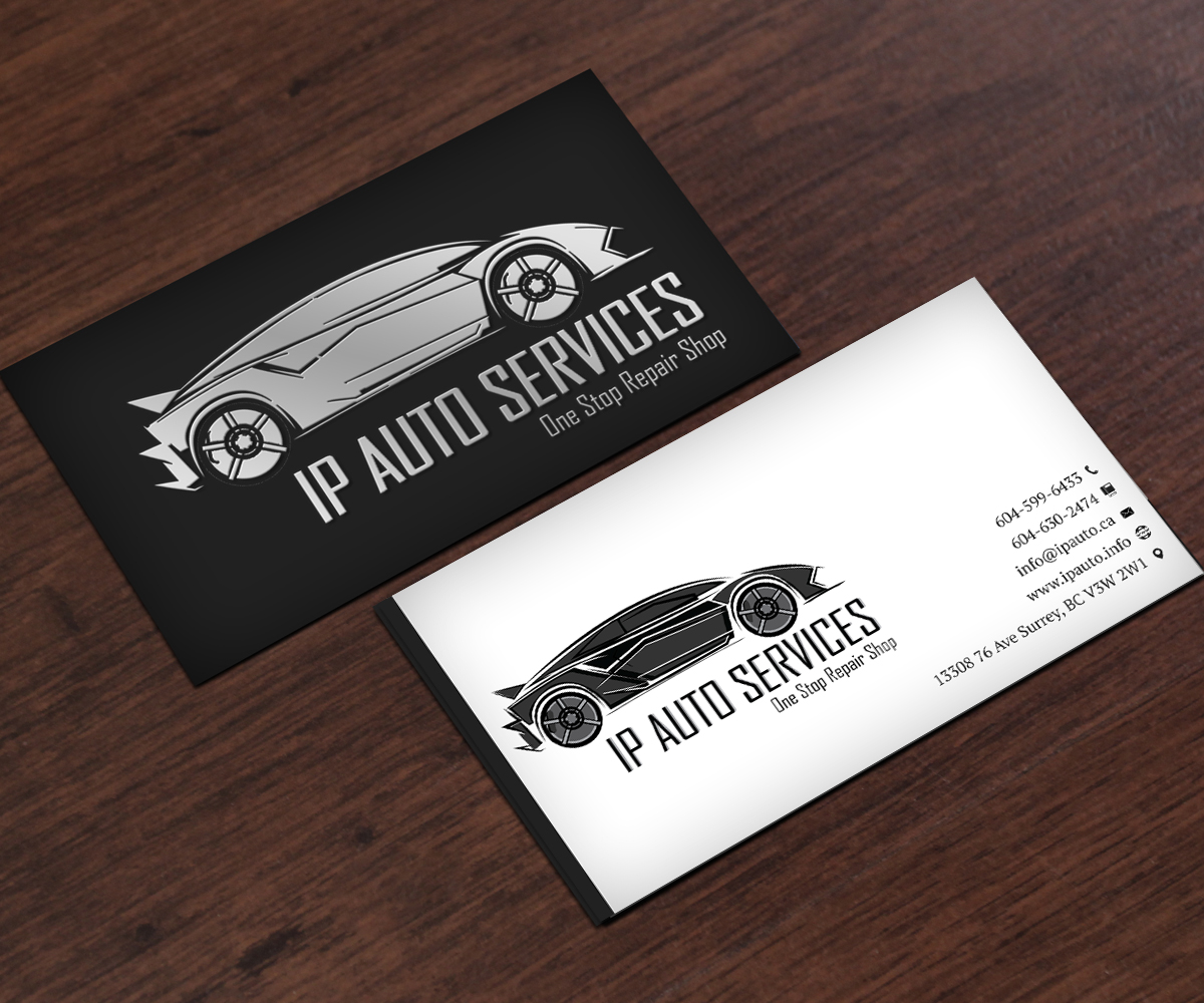 automotive repair business cards 2