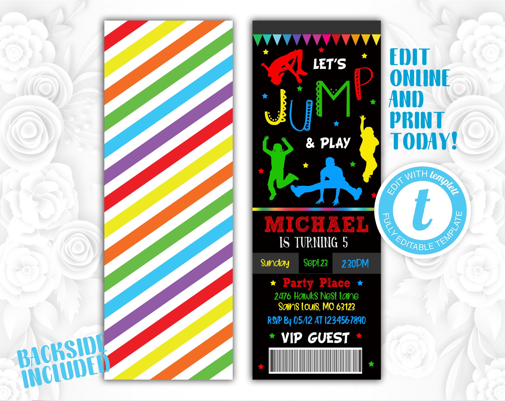 bounce house business cards 4