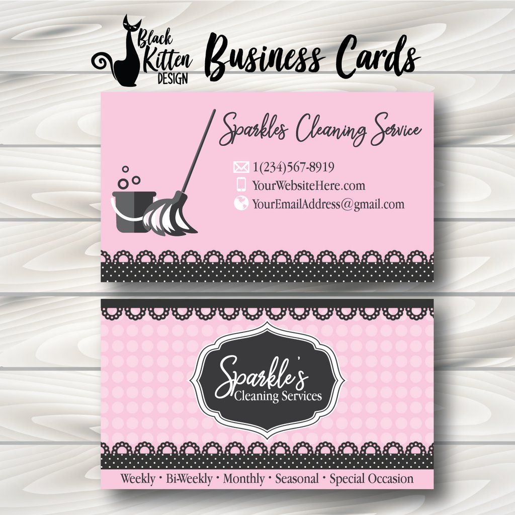 business cards cleaning services 3