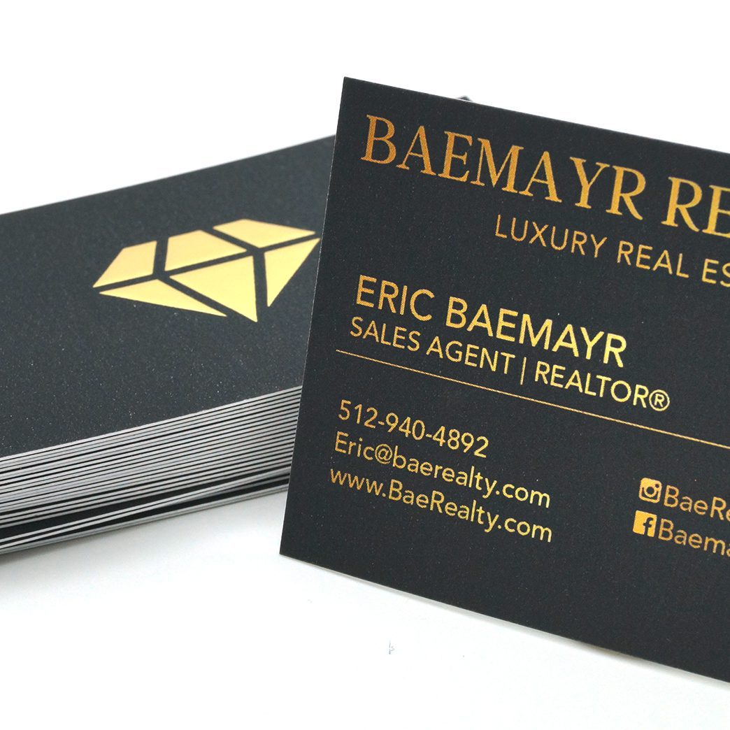 business cards foil 4