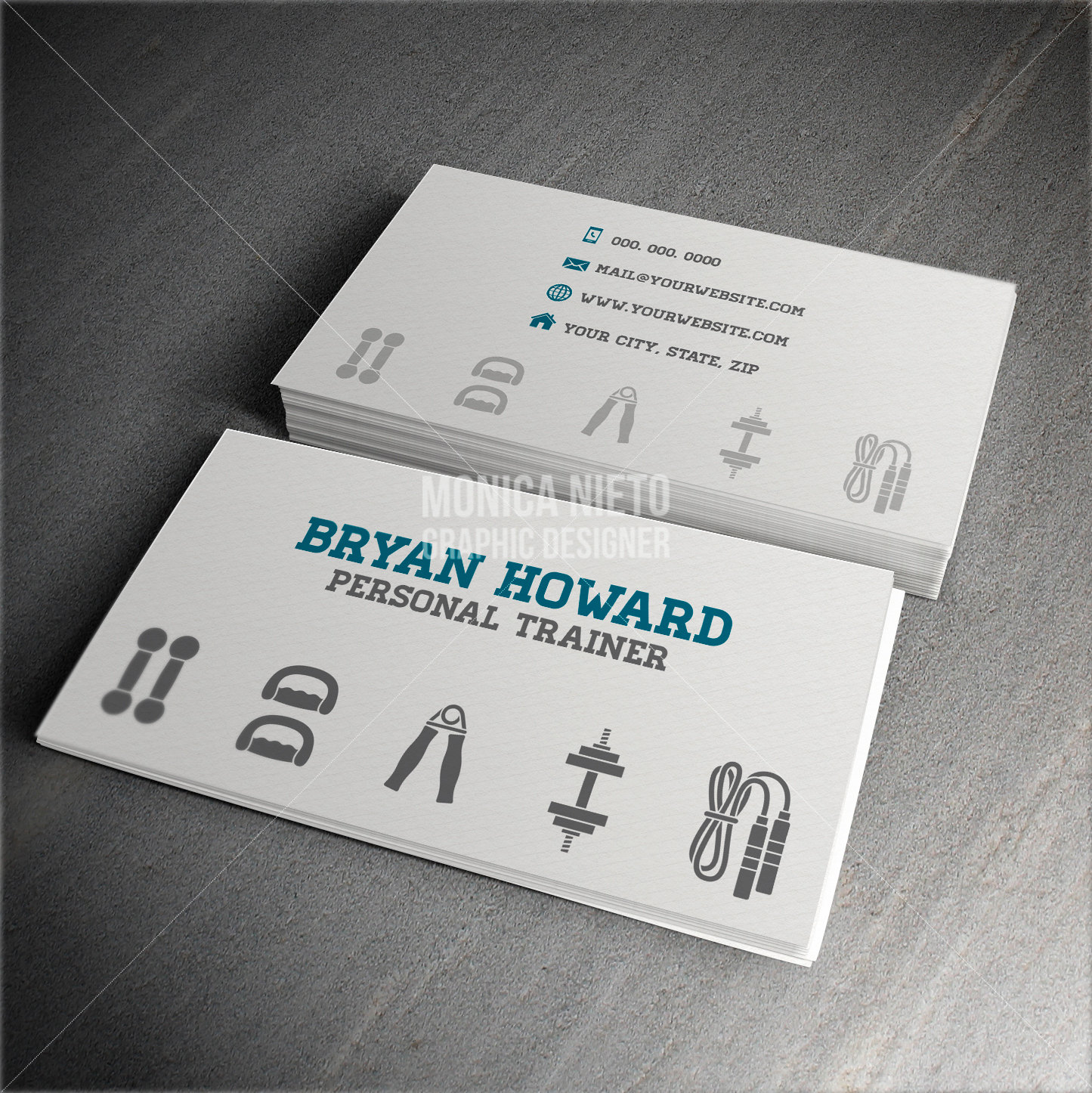 business cards personal trainer 2