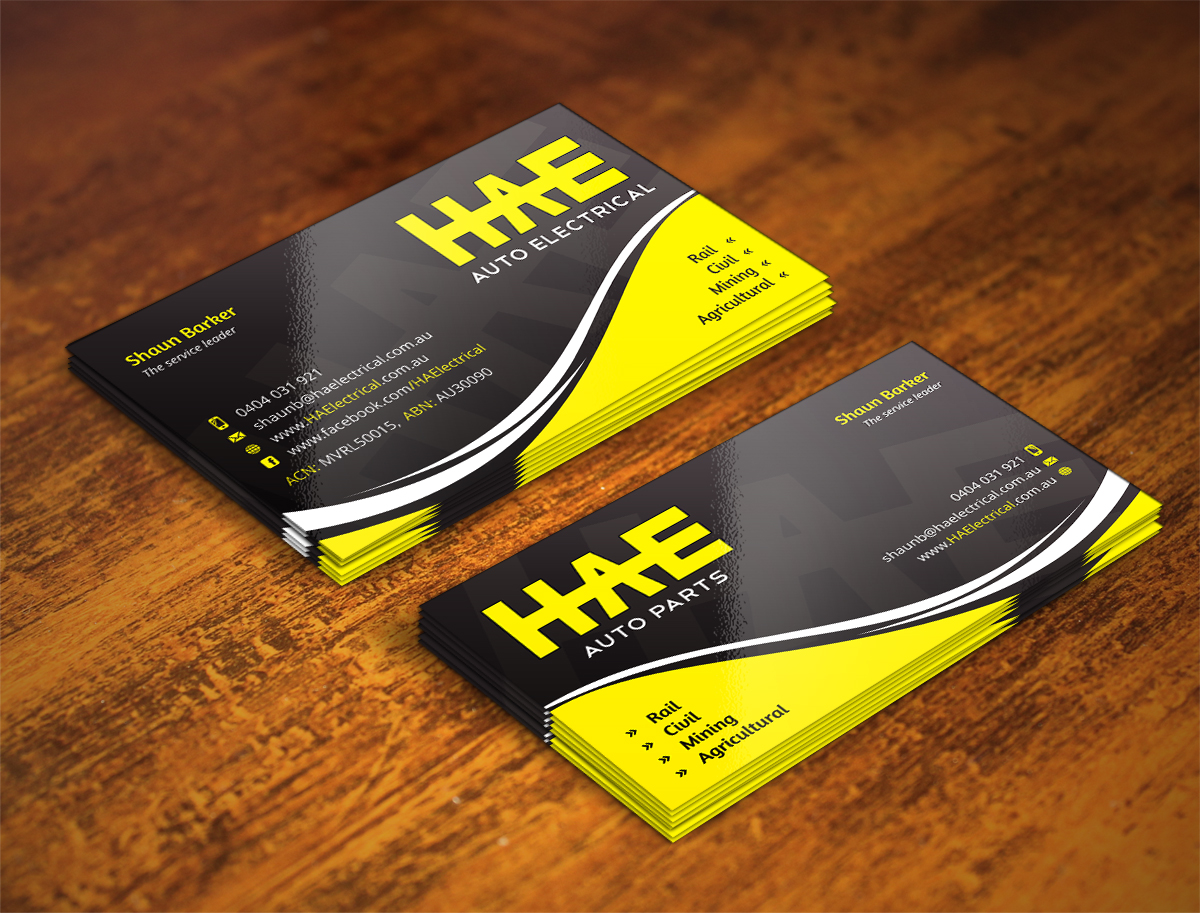 car sales business cards 2