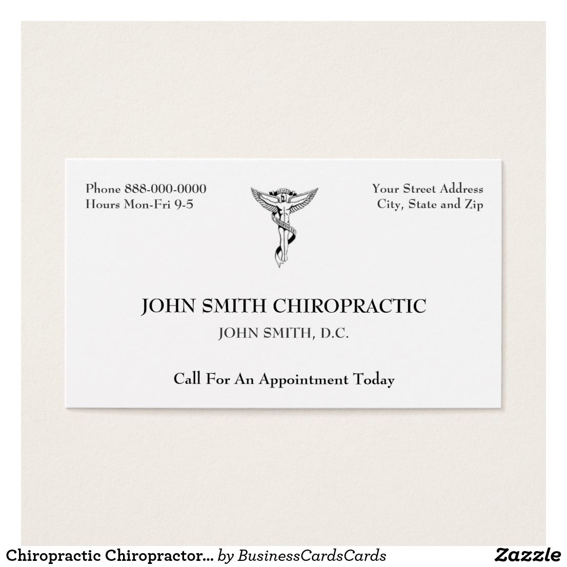 chiropractic business cards 3