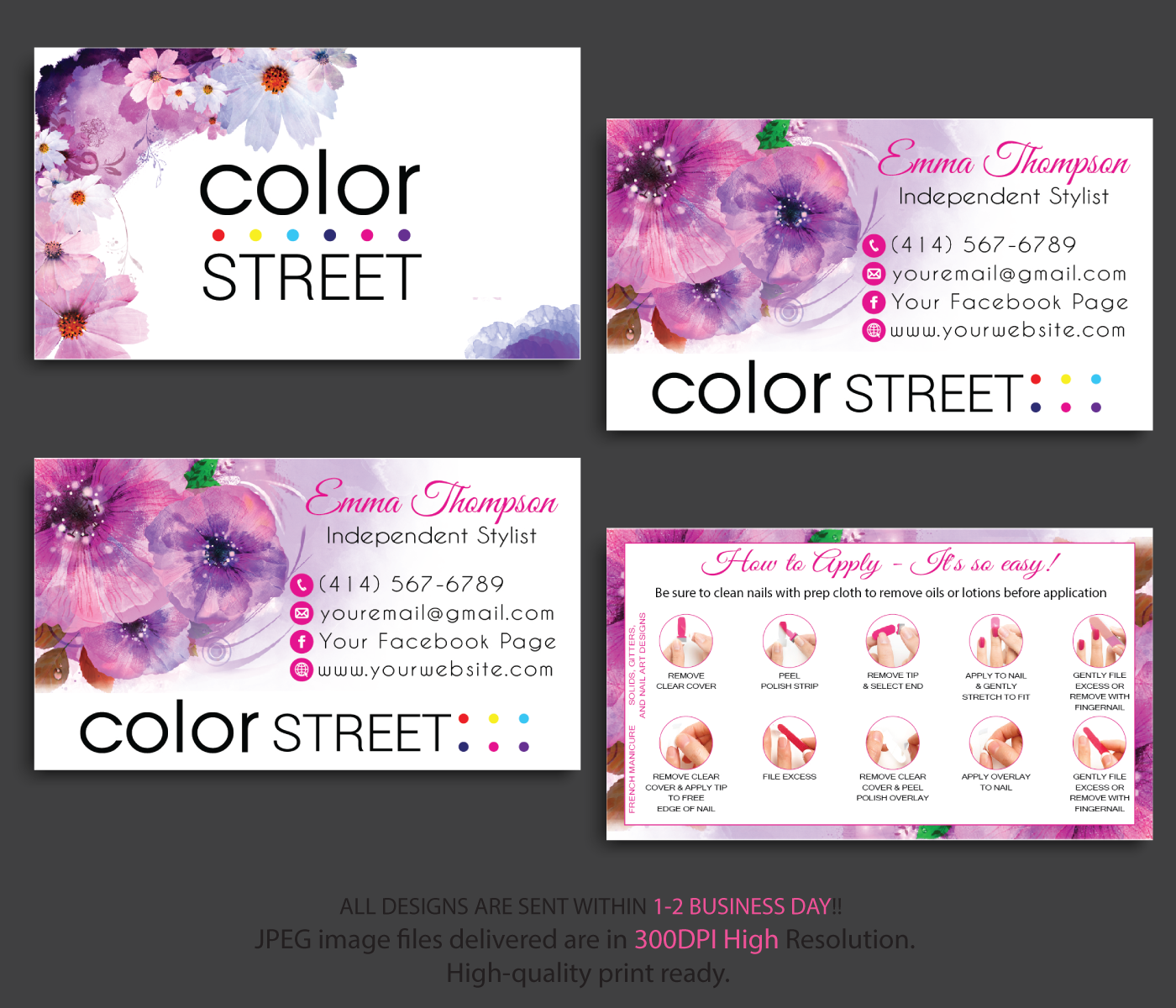 color street business cards 2